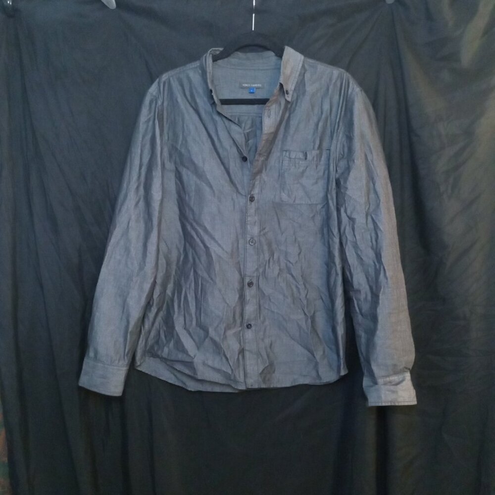 VINCE CAMUTO Button Down SHIRT Size L